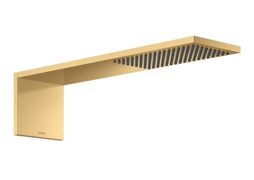 AXOR-HG-AXOR-ShowerComposition-Kopfbrausemodul-110-220-1jet-Brushed-Gold-Optic-12592250 gallery number 1